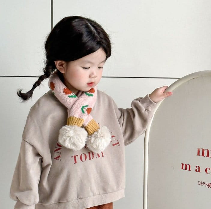 Miso - Korean Children Fashion - #littlefashionista - Flower Muffler - 7