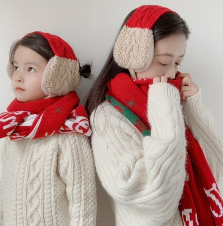 Miso - Korean Children Fashion - #magicofchildhood - Christmas Muffler