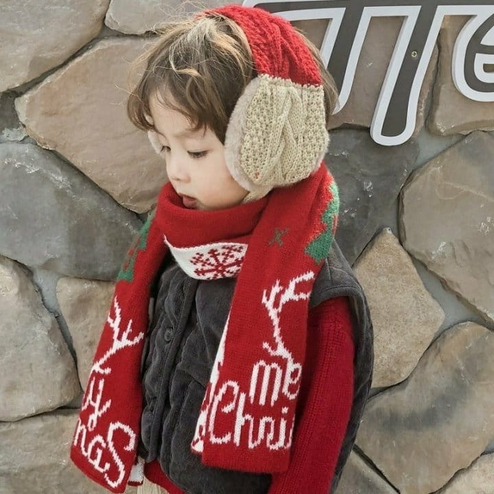 Miso - Korean Children Fashion - #stylishchildhood - Christmas Muffler - 6
