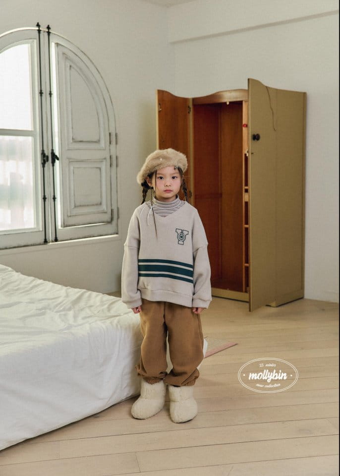 Mollybin - Korean Children Fashion - #Kfashion4kids - Nerd V Neck Sweatshirt - 10