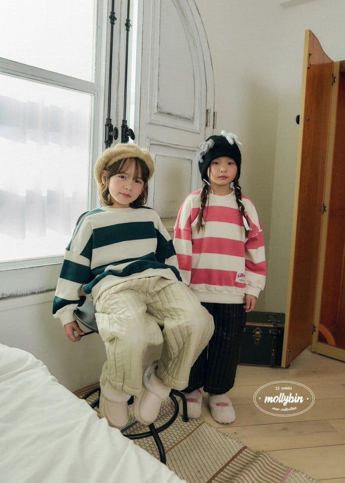 Mollybin - Korean Children Fashion - #discoveringself - Vertical Quilted Pants - 10