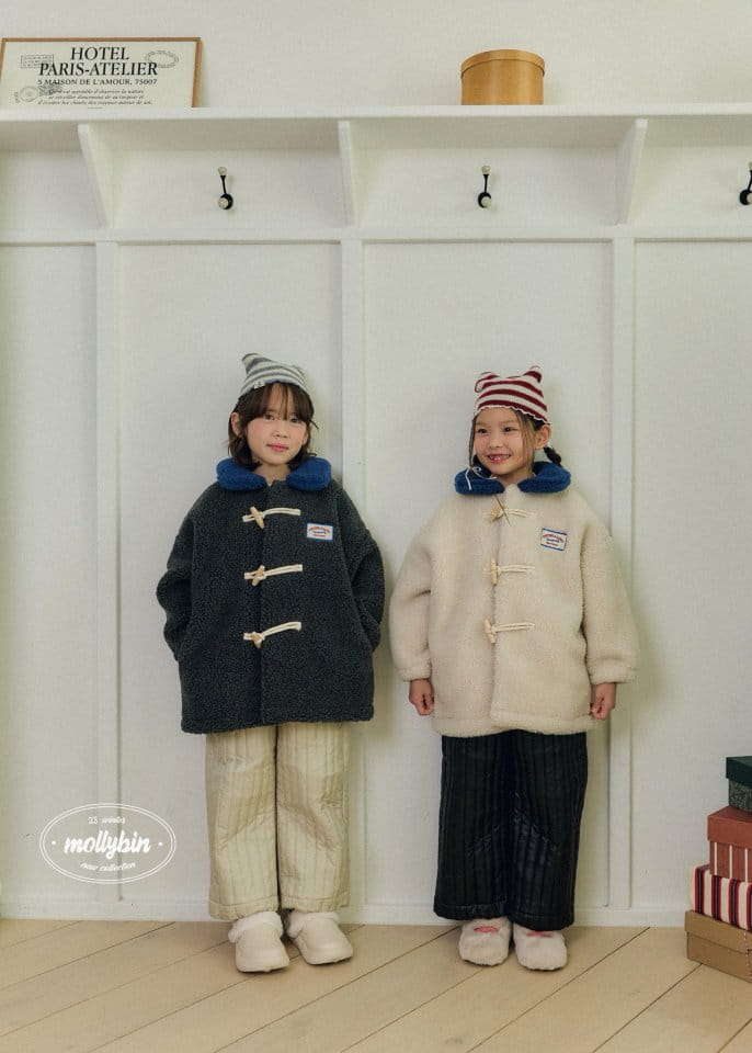 Mollybin - Korean Children Fashion - #fashionkids - Puff Puff Toggle Coat
