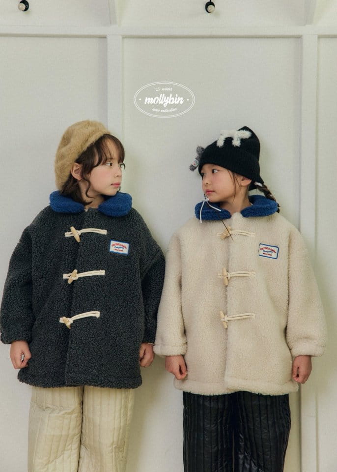 Mollybin - Korean Children Fashion - #magicofchildhood - Puff Puff Toggle Coat - 7