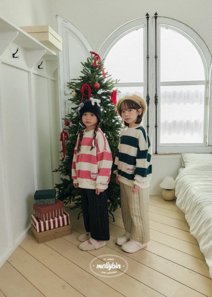 Mollybin - Korean Children Fashion - #magicofchildhood - Vertical Quilted Pants - 4