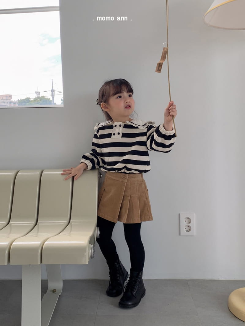 Momo Ann - Korean Children Fashion - #Kfashion4kids - Rib Wrinkle Skirt Pants - 7