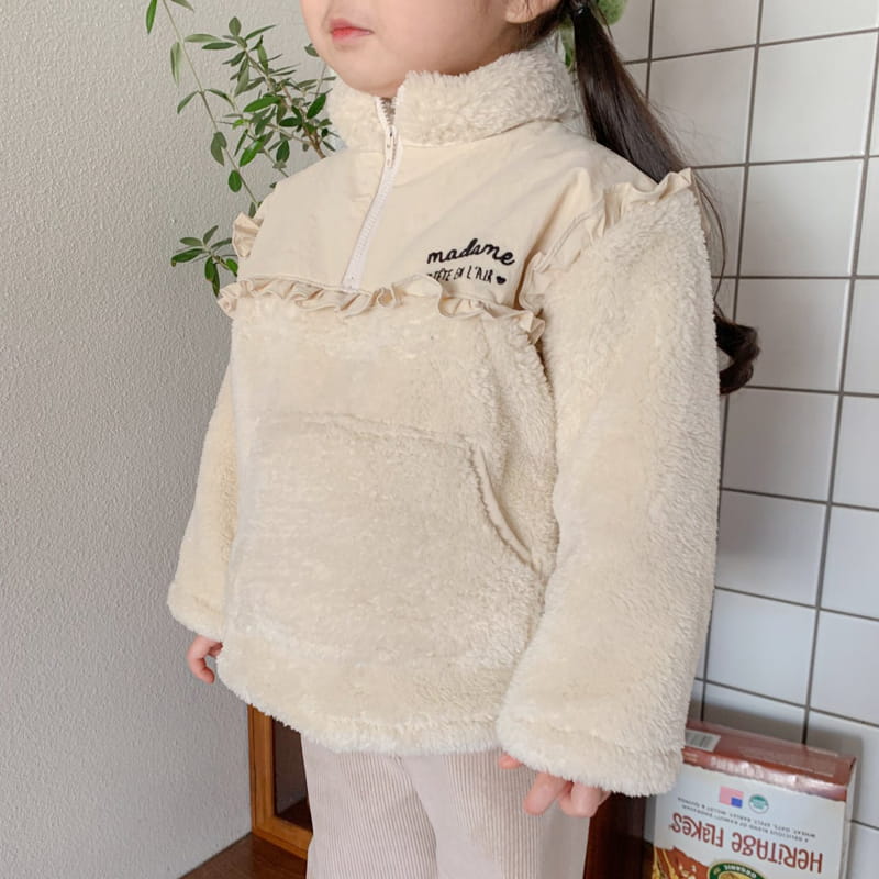 Momo Ann - Korean Children Fashion - #childofig - Frill Anorak Tee - 12