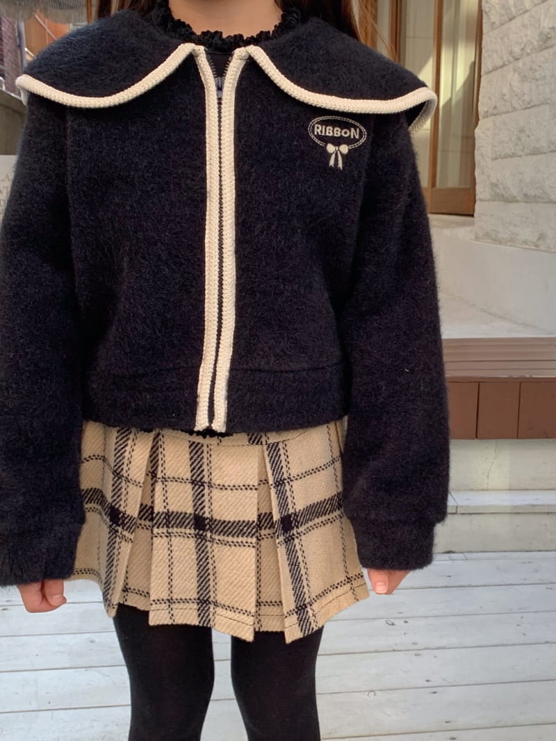 Momo Ann - Korean Children Fashion - #childofig - Knit Zip-up - 9