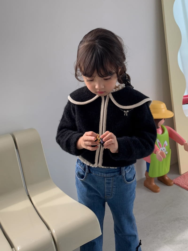 Momo Ann - Korean Children Fashion - #childrensboutique - Knit Zip-up - 11