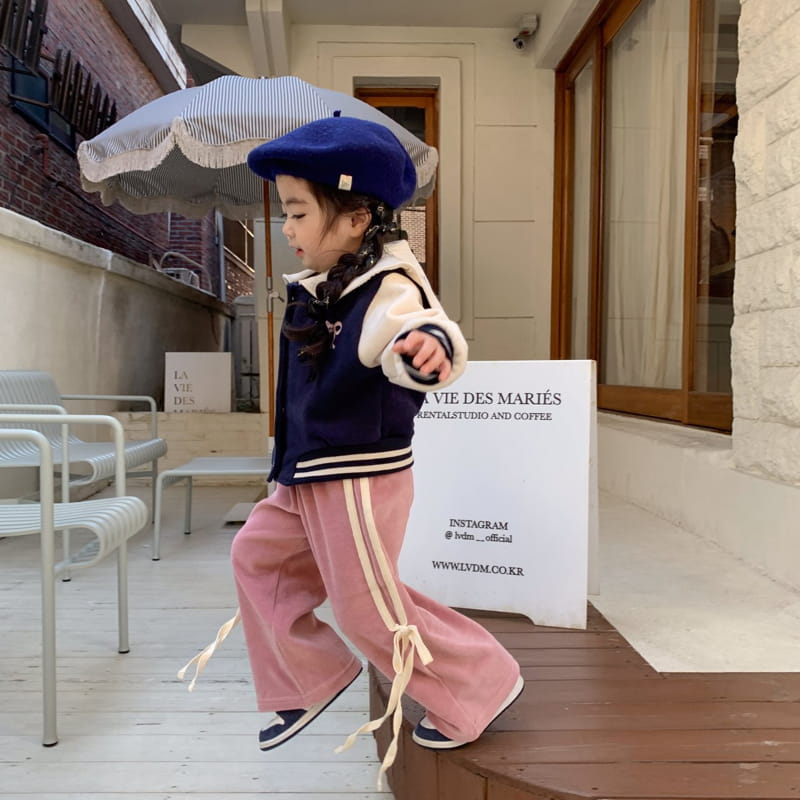 Momo Ann - Korean Children Fashion - #childrensboutique - Veloure Pants - 10