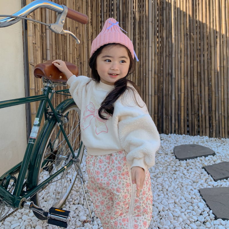 Momo Ann - Korean Children Fashion - #designkidswear - Boa Sweatshirt - 2