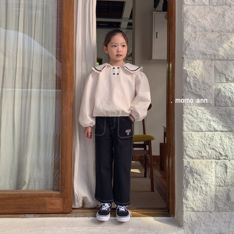 Momo Ann - Korean Children Fashion - #discoveringself - Black Stitch Pants - 5