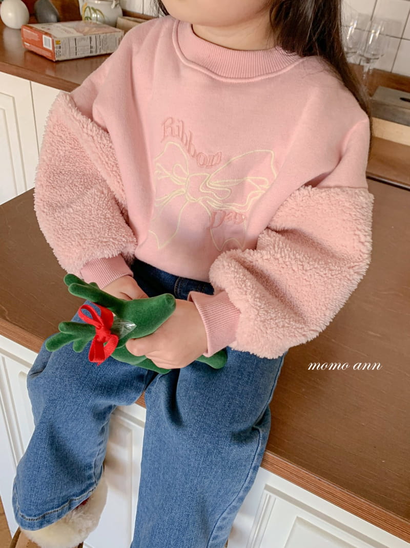 Momo Ann - Korean Children Fashion - #kidsshorts - Boa Sweatshirt - 5