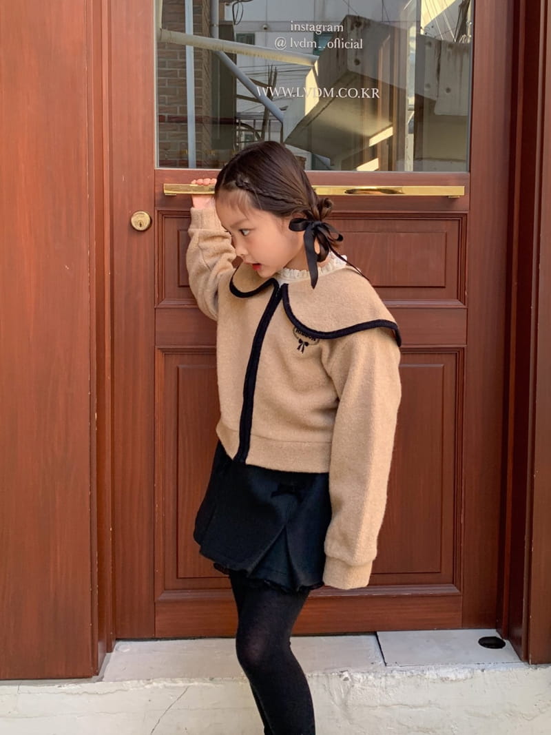 Momo Ann - Korean Children Fashion - #kidsshorts - Knit Zip-up