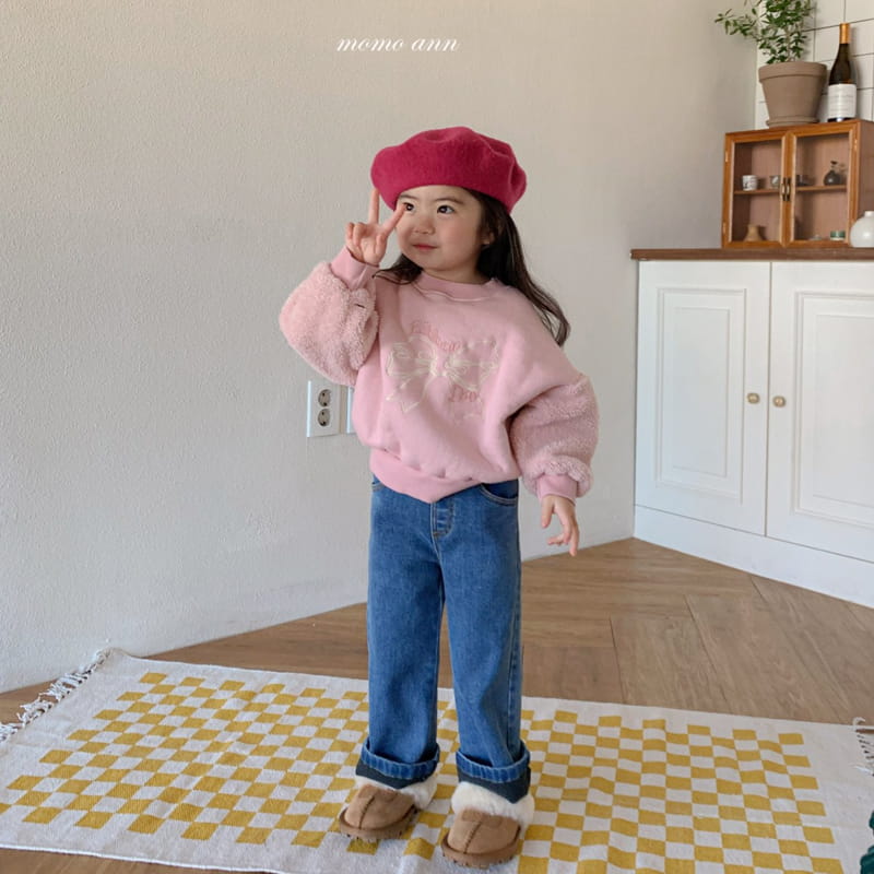 Momo Ann - Korean Children Fashion - #kidsstore - Boa Sweatshirt - 6