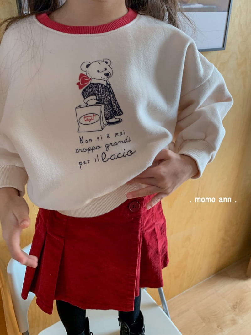 Momo Ann - Korean Children Fashion - #magicofchildhood - Rib Wrinkle Skirt Pants - 9