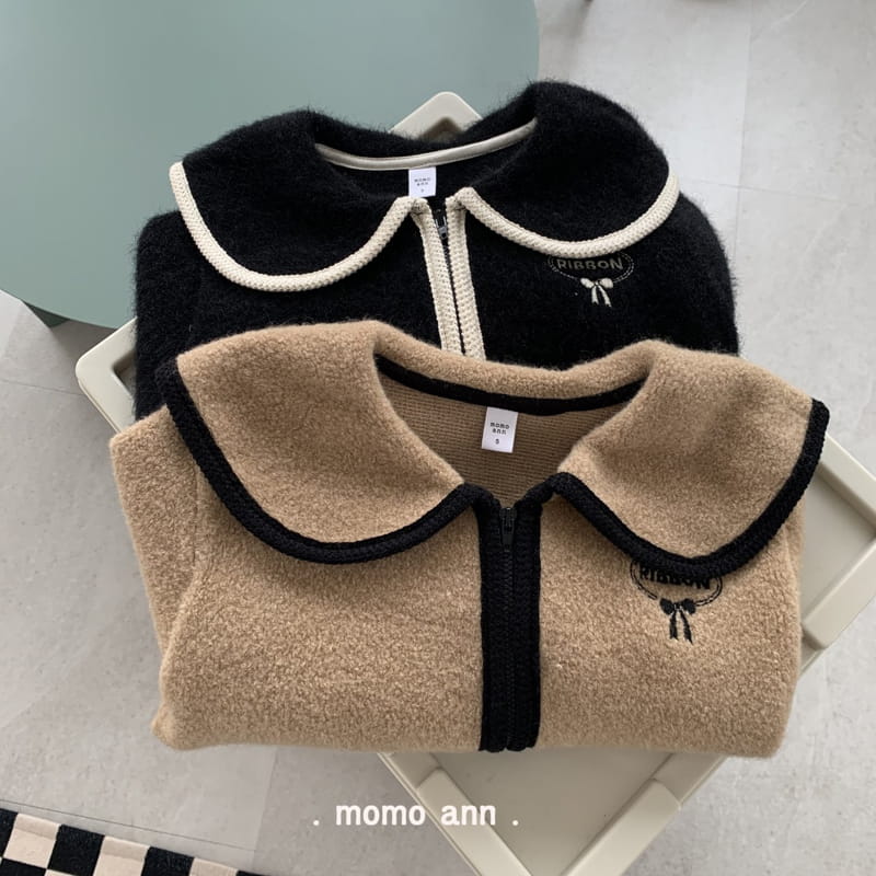 Momo Ann - Korean Children Fashion - #prettylittlegirls - Knit Zip-up - 8
