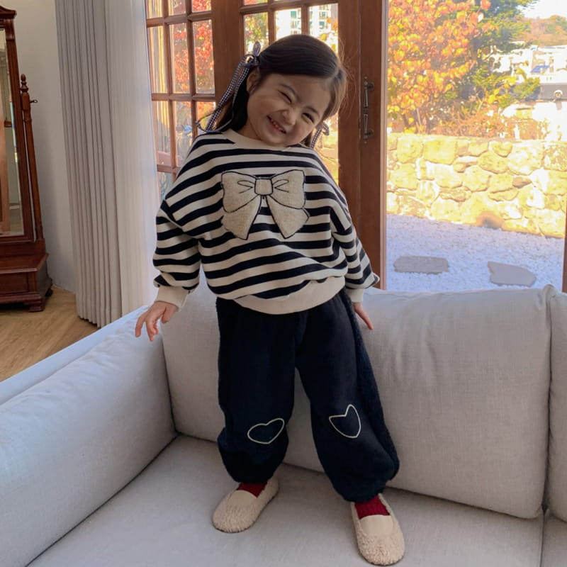 Momo Ann - Korean Children Fashion - #stylishchildhood - ST Ribbon Tee - 5
