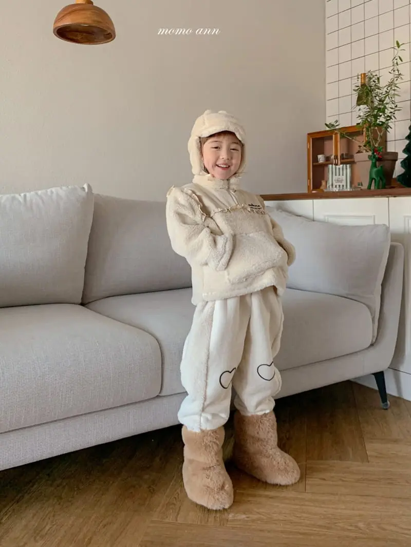 Momo Ann - Korean Children Fashion - #toddlerclothing - Boa Pants - 6