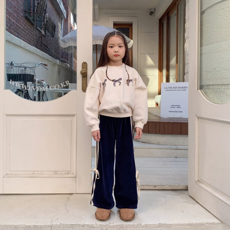 Momo Ann - Korean Children Fashion - #toddlerclothing - Veloure Pants - 7