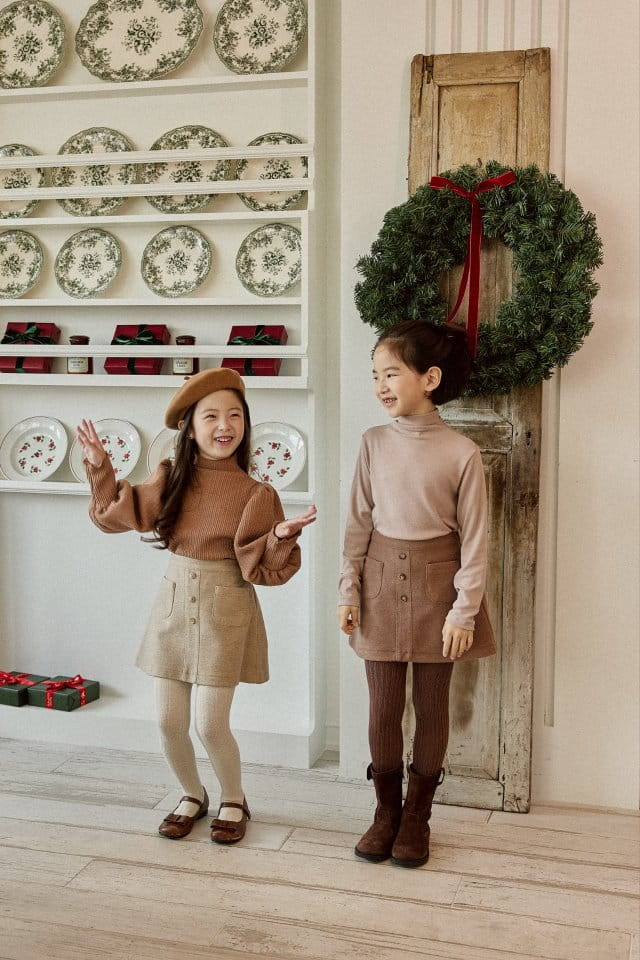 Mon Atelier - Korean Children Fashion - #prettylittlegirls - Pocket Skirt - 2