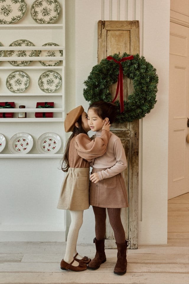 Mon Atelier - Korean Children Fashion - #stylishchildhood - Pocket Skirt - 5