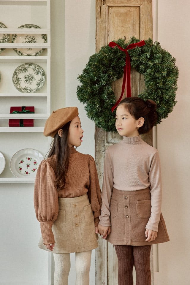 Mon Atelier - Korean Children Fashion - #todddlerfashion - Pocket Skirt - 3
