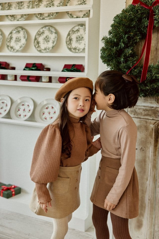 Mon Atelier - Korean Children Fashion - #todddlerfashion - Pocket Skirt - 4