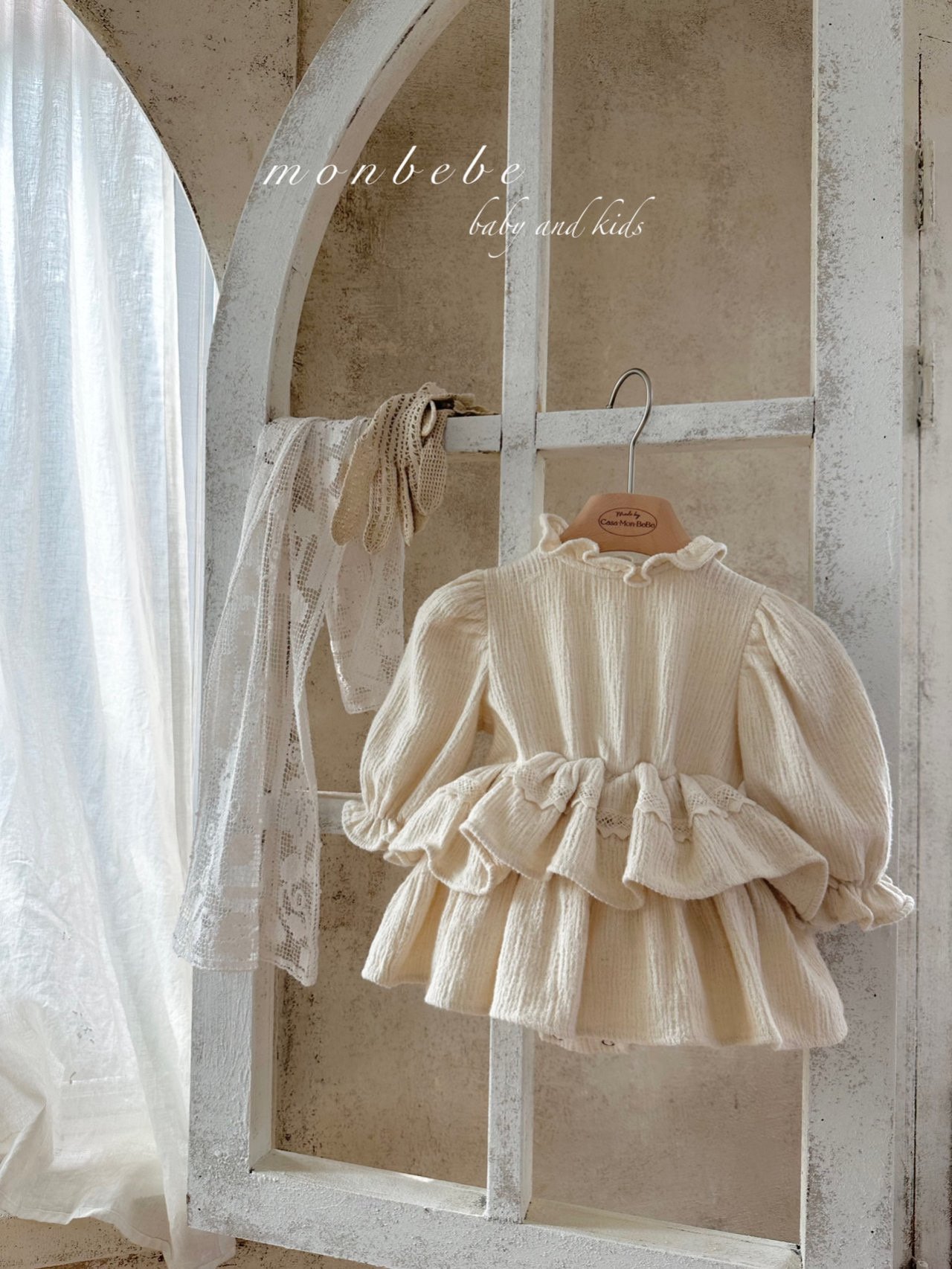 Monbebe - Korean Baby Fashion - #babyboutique - Merry Fleece Bodysuit - 4