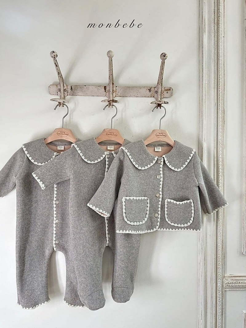 Monbebe - Korean Baby Fashion - #babyoutfit - Mellow Body Suit - 4
