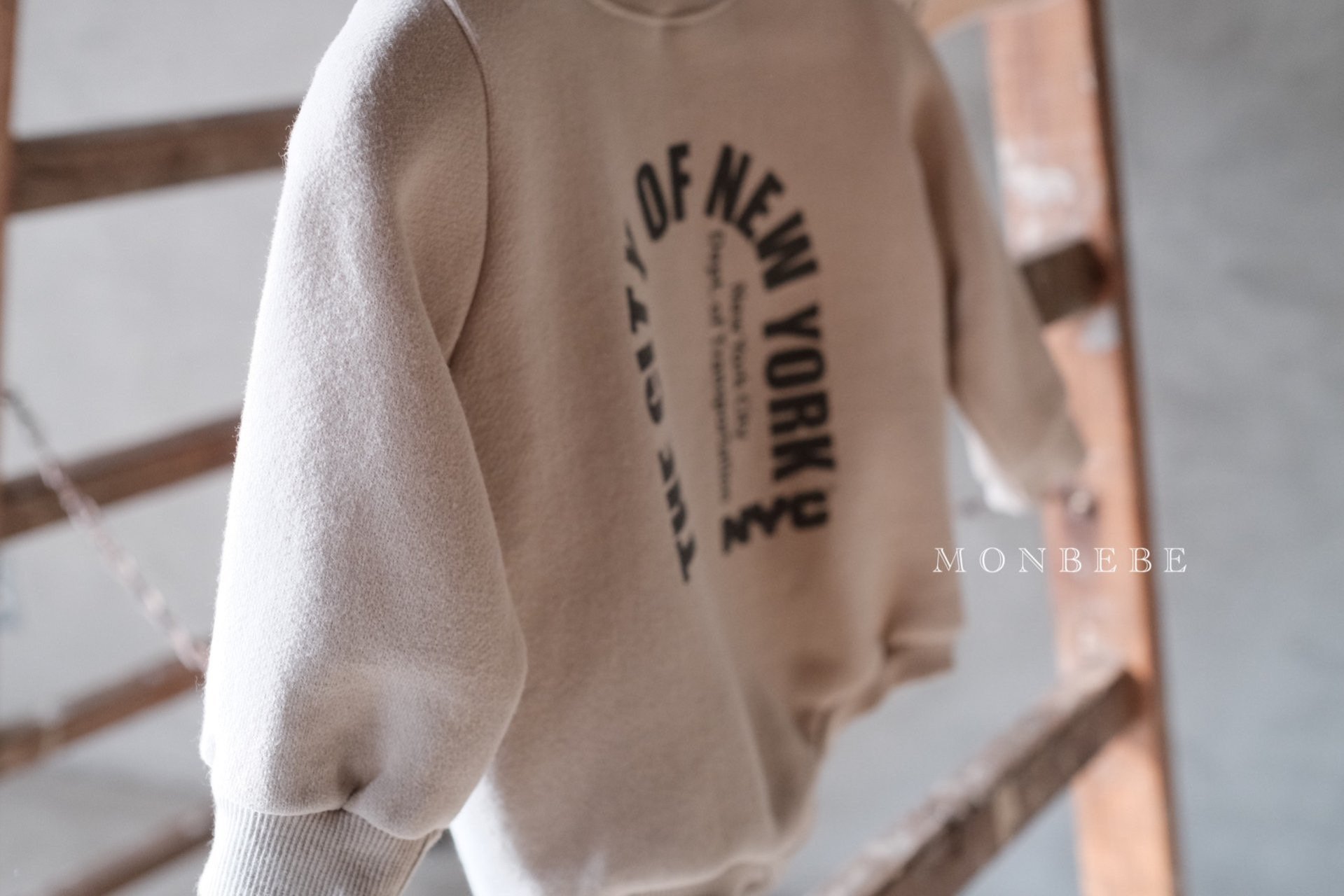 Monbebe - Korean Children Fashion - #kidzfashiontrend - New York Sweatshirt - 3
