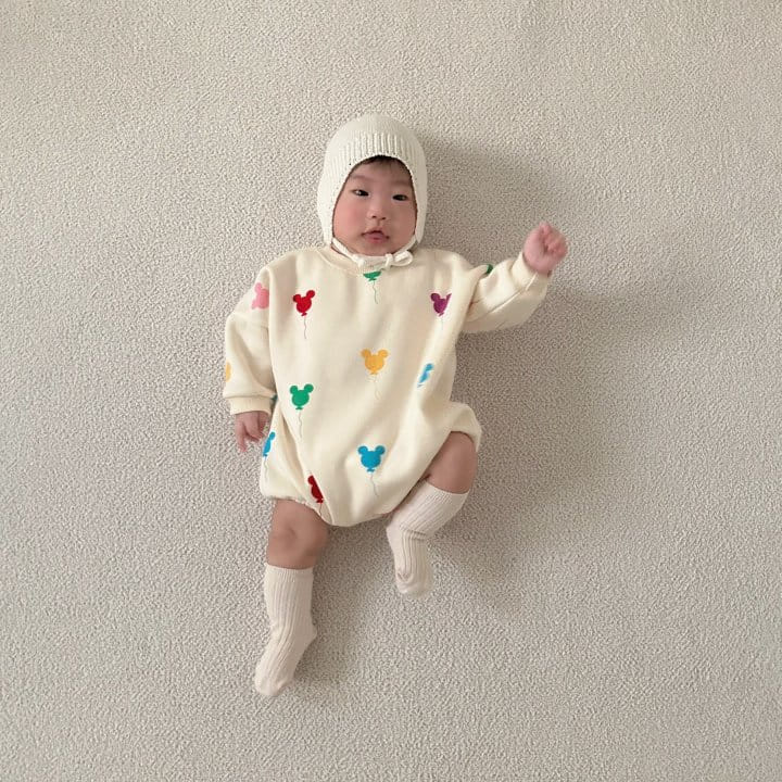Moran - Korean Baby Fashion - #babyclothing - Balloon Bodysuit - 6