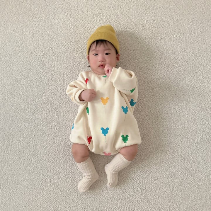 Moran - Korean Baby Fashion - #babyfever - Balloon Bodysuit - 8