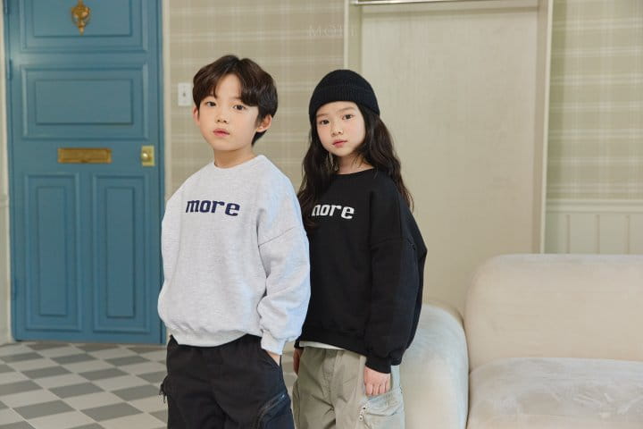 More - Korean Children Fashion - #Kfashion4kids - More Patch Sweatshirt - 3