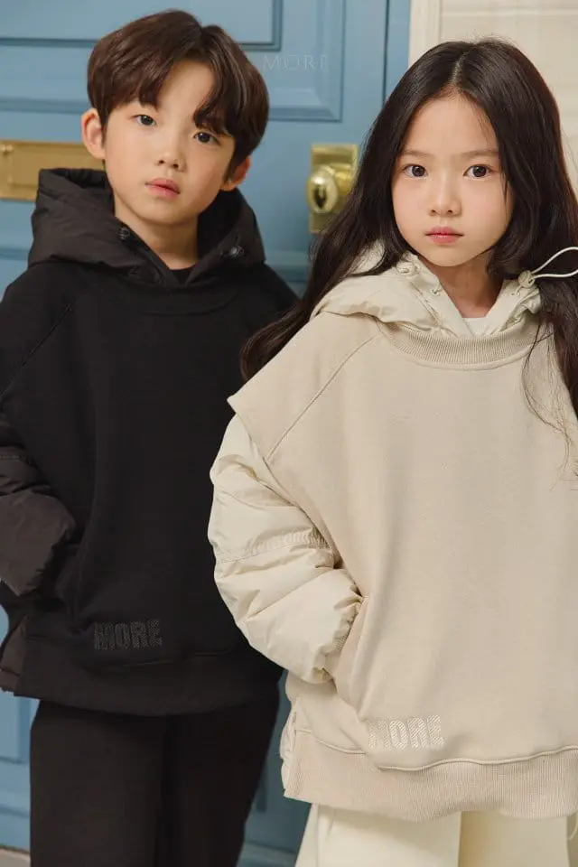 More - Korean Children Fashion - #childrensboutique - Two Piece Padding Fullover