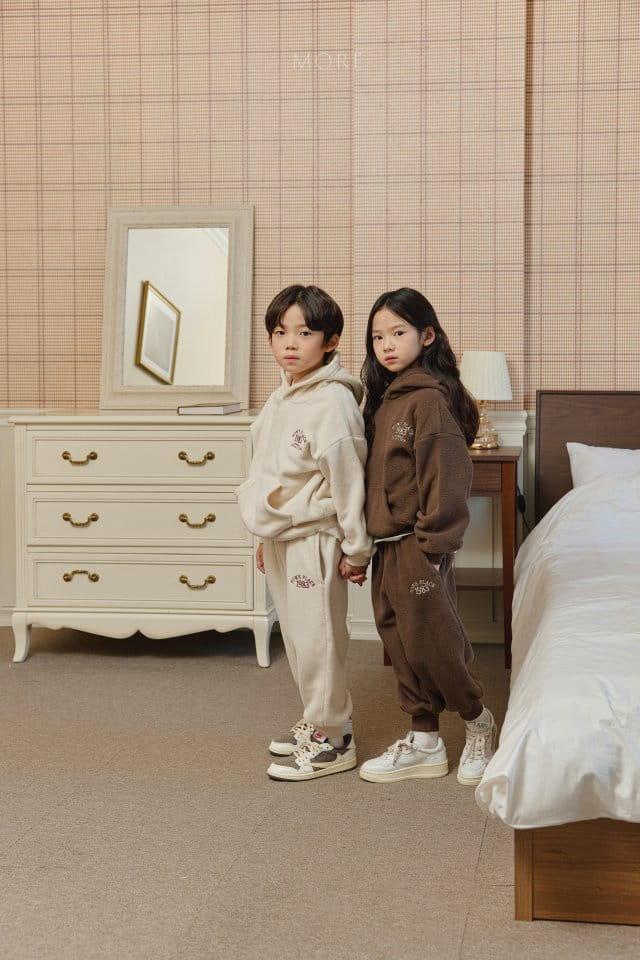 More - Korean Children Fashion - #designkidswear - 1983 Fleece Top Bottom Set - 8