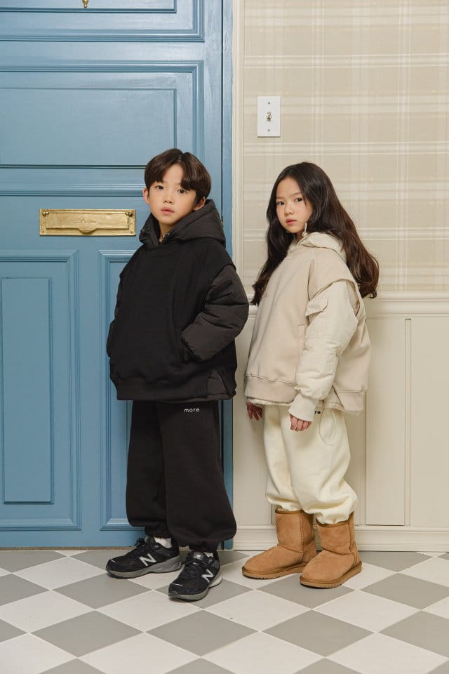 More - Korean Children Fashion - #kidsshorts - Two Piece Padding Fullover - 5