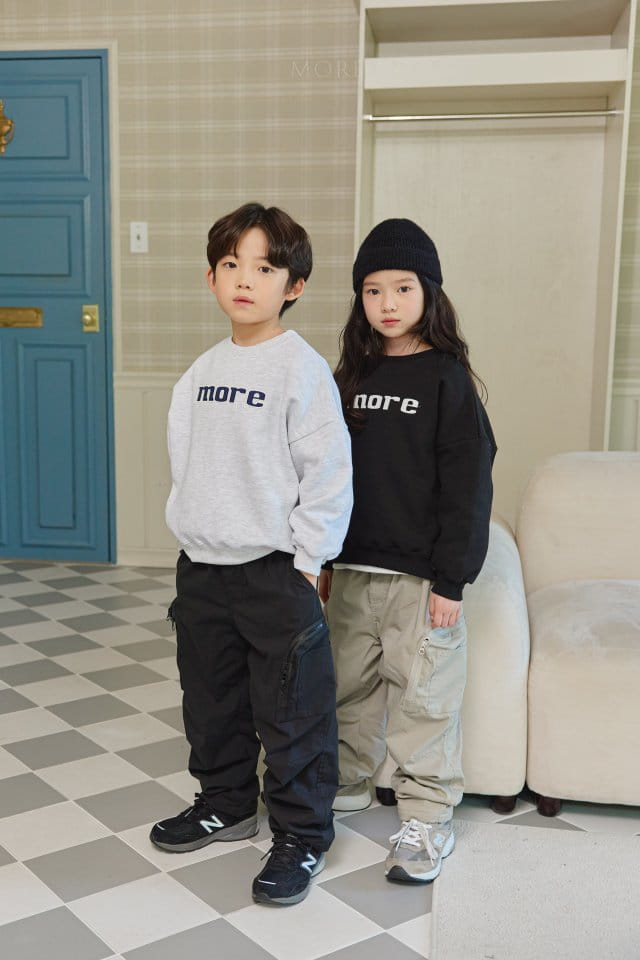 More - Korean Children Fashion - #kidsstore - More Patch Sweatshirt