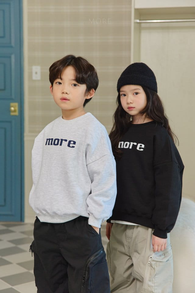 More - Korean Children Fashion - #kidzfashiontrend - More Patch Sweatshirt - 2