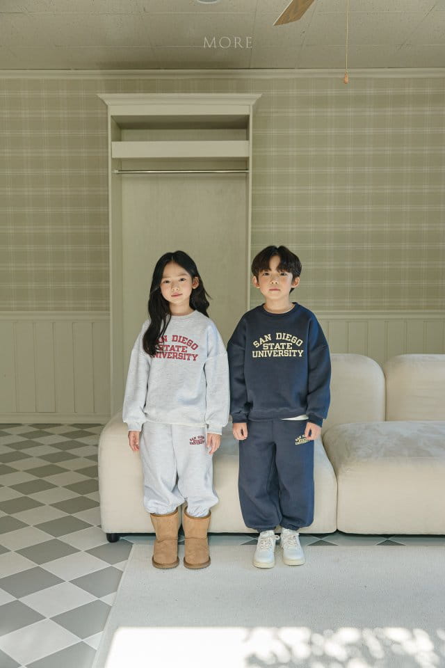 More - Korean Children Fashion - #minifashionista - San Diego Top Bottom Set - 3
