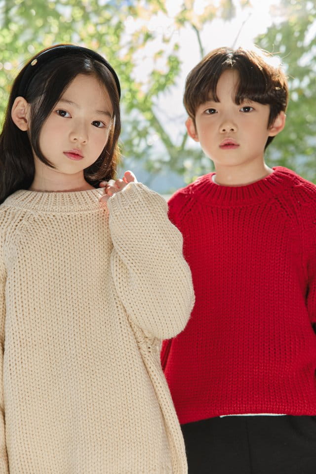 More - Korean Children Fashion - #minifashionista - Fisher Round Knit - 9