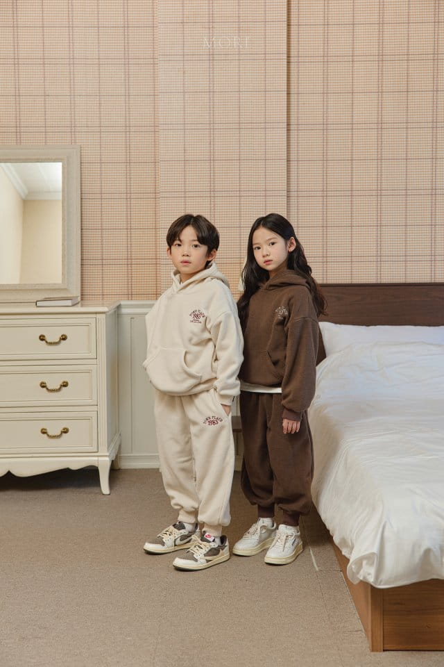 More - Korean Children Fashion - #todddlerfashion - 1983 Fleece Top Bottom Set - 3
