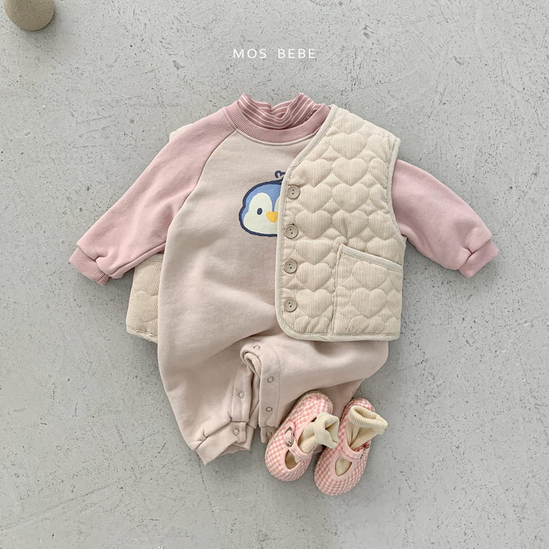 Mos Bebe - Korean Baby Fashion - #babyboutique - Penguin Ralgan Bodysuit - 11