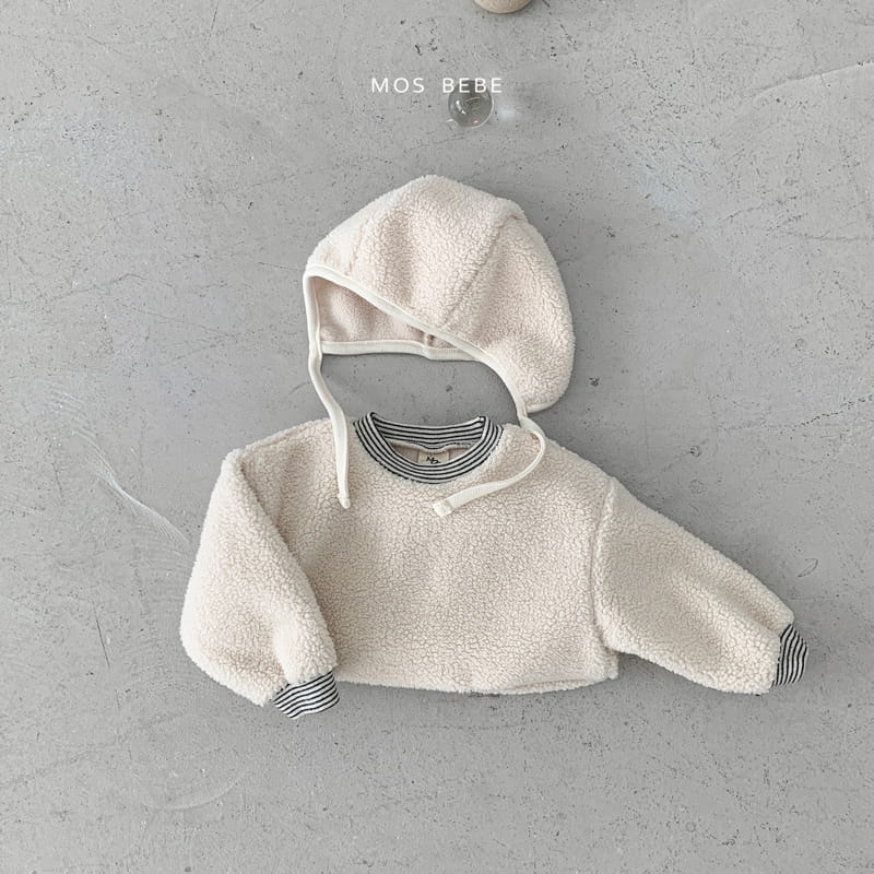 Mos Bebe - Korean Baby Fashion - #babyboutique - Bbosong Pocket Bodysuit with Bonnet - 10