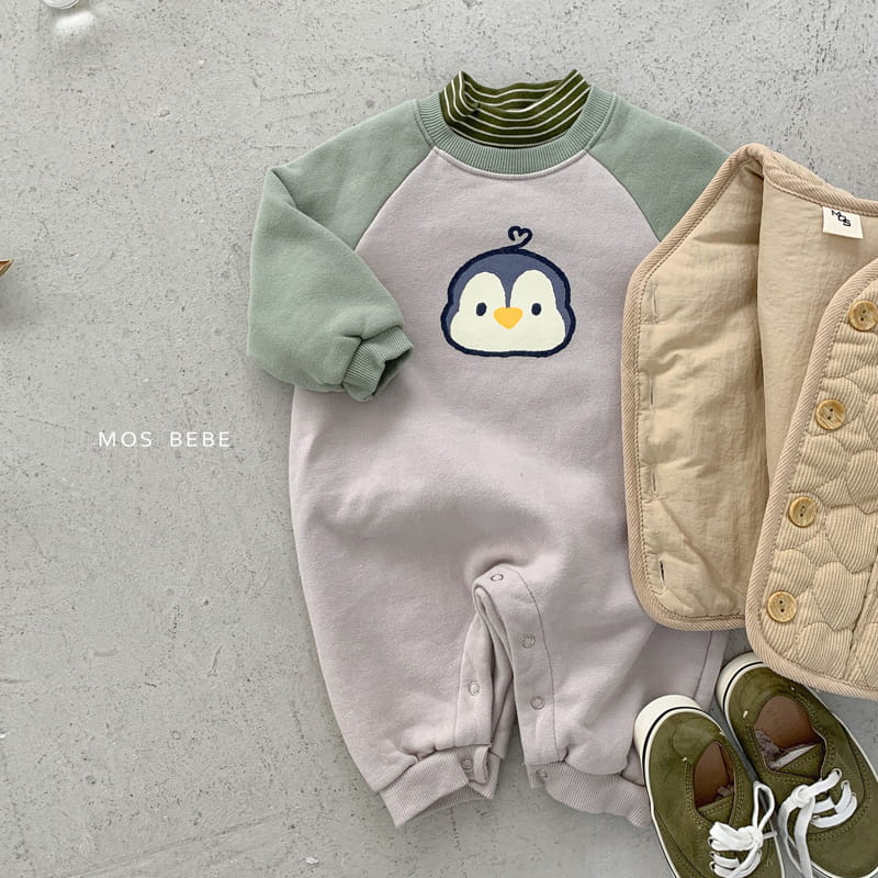 Mos Bebe - Korean Baby Fashion - #babyboutiqueclothing - Penguin Ralgan Bodysuit - 12