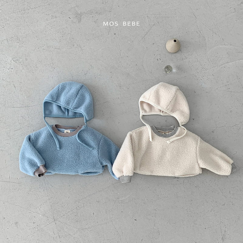 Mos Bebe - Korean Baby Fashion - #babyboutiqueclothing - Bbosong Pocket Bodysuit with Bonnet - 11
