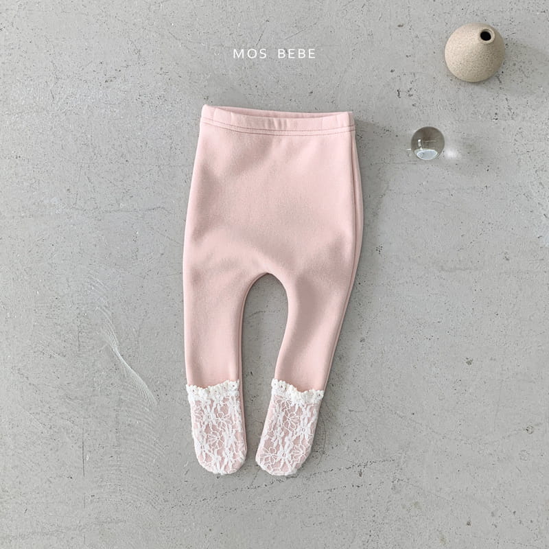 Mos Bebe - Korean Baby Fashion - #babyclothing - Milk Foot Leggings - 5