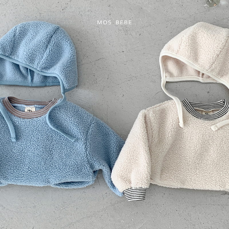 Mos Bebe - Korean Baby Fashion - #babyclothing - Bbosong Pocket Bodysuit with Bonnet - 12