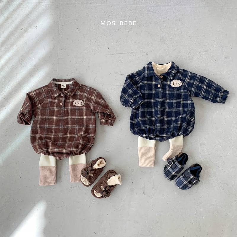 Mos Bebe - Korean Baby Fashion - #babyclothing - Poodle Collar Bodysuit - 11
