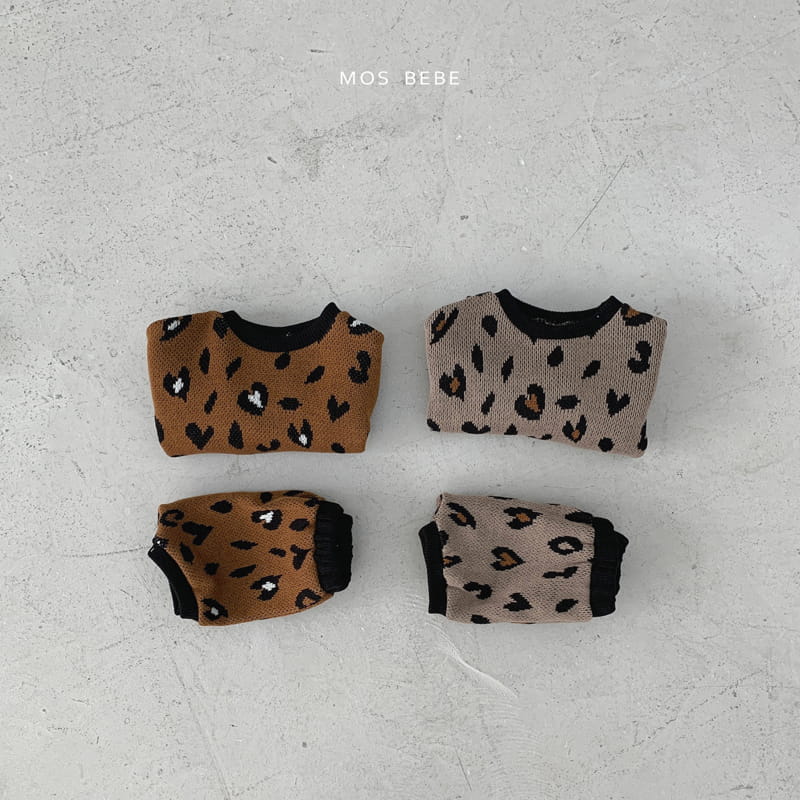 Mos Bebe - Korean Baby Fashion - #babyclothing - leopard Set - 7