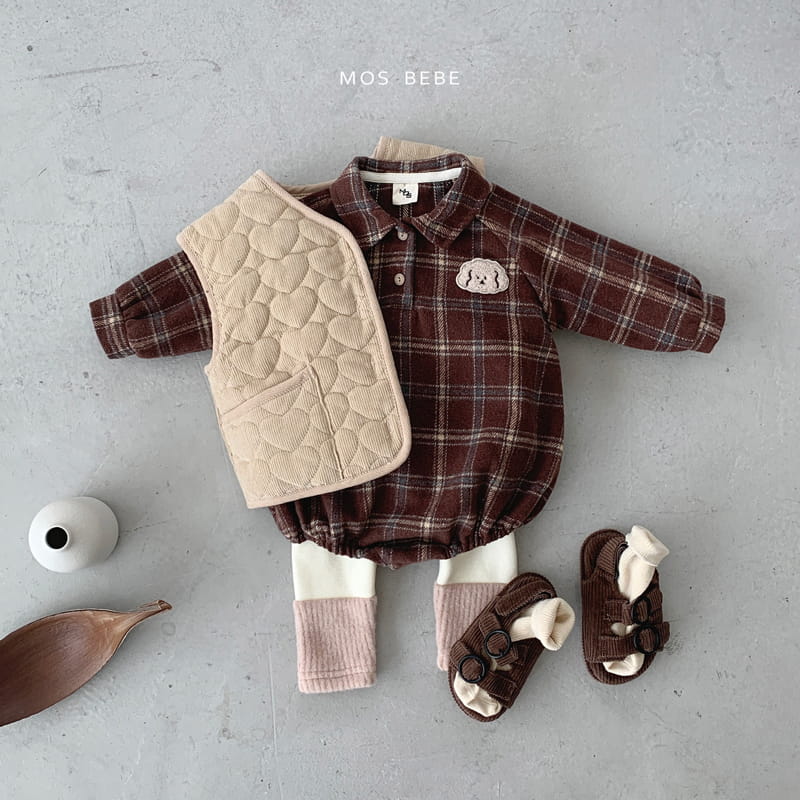 Mos Bebe - Korean Baby Fashion - #babyfashion - Poodle Collar Bodysuit - 12